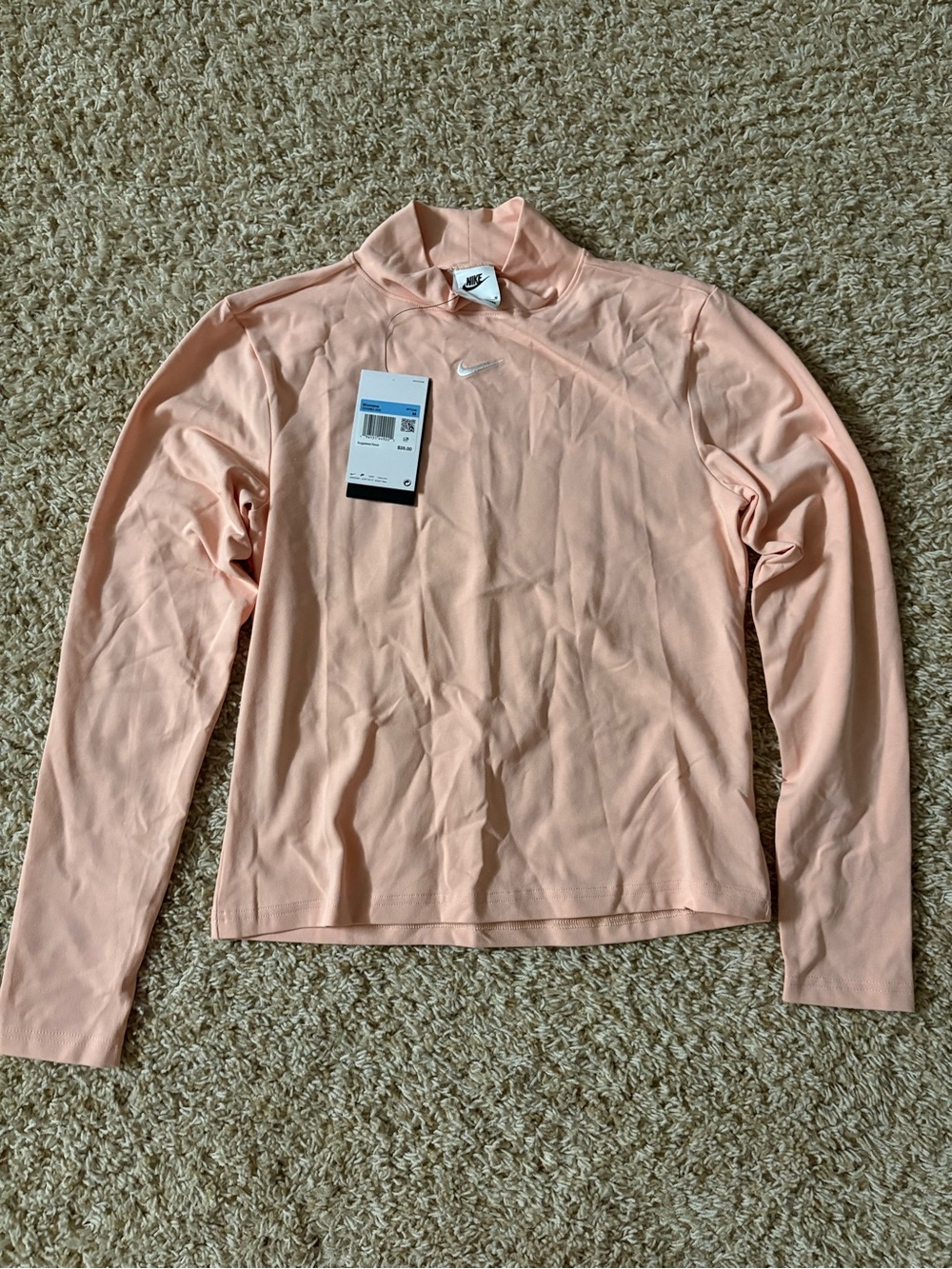 Nike Women's Long Sleeve Mock Neck Top